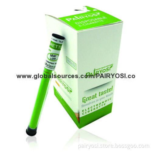 Disposable electronic cigarette, 280mAh battery 500 puffs, soft/hard mouthpiece available